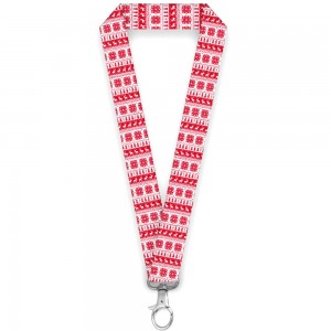 Lanyard personalizat traditional rosu